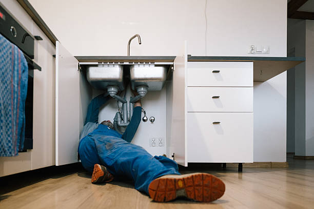 Professional Leak Detection technician working in Westphalia, MI